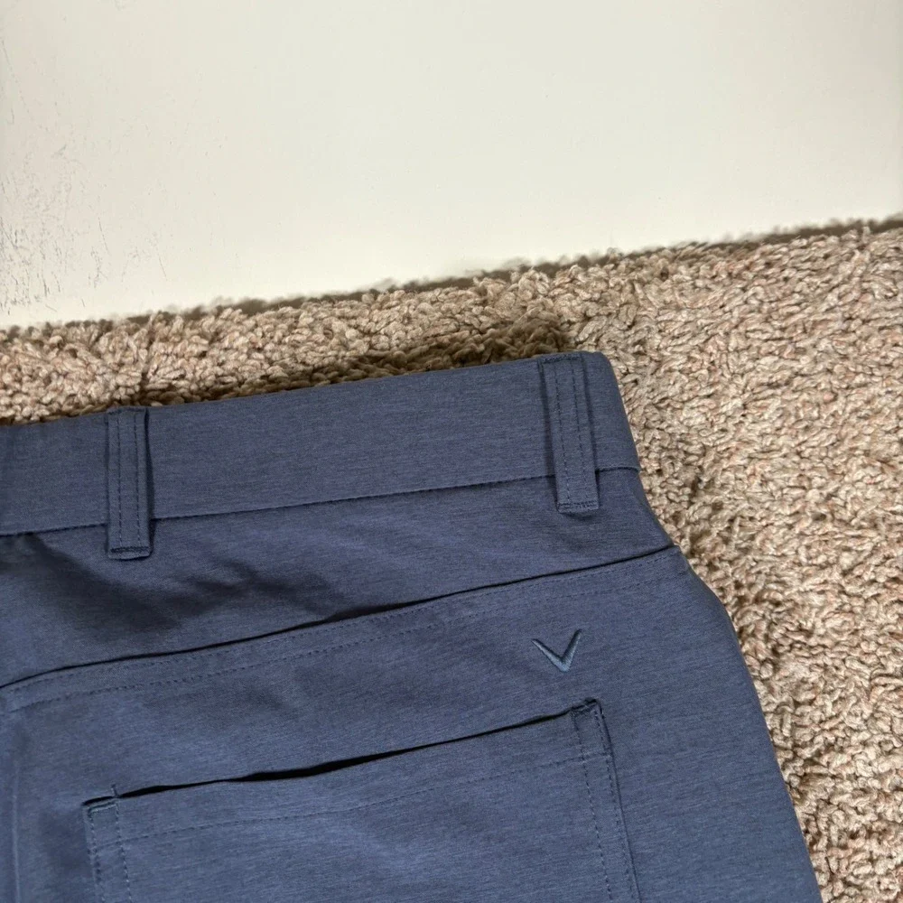 Callaway Mens Opti-Dri 4-Way Stretch Performance Pants Mood Indigo 34x32